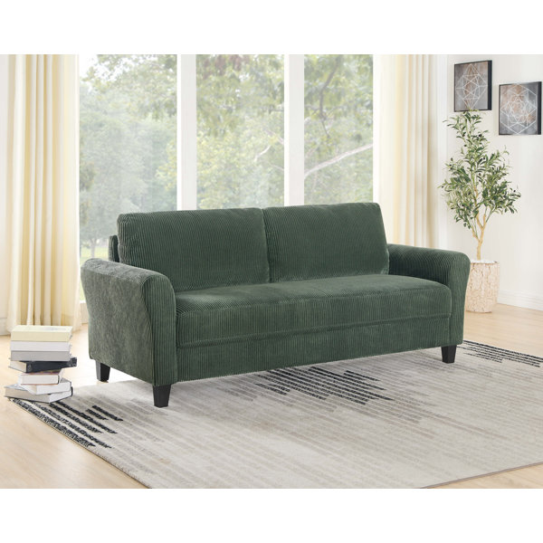 YL Grand Furniture 80.5'' Corduroy Sofa & Reviews Wayfair